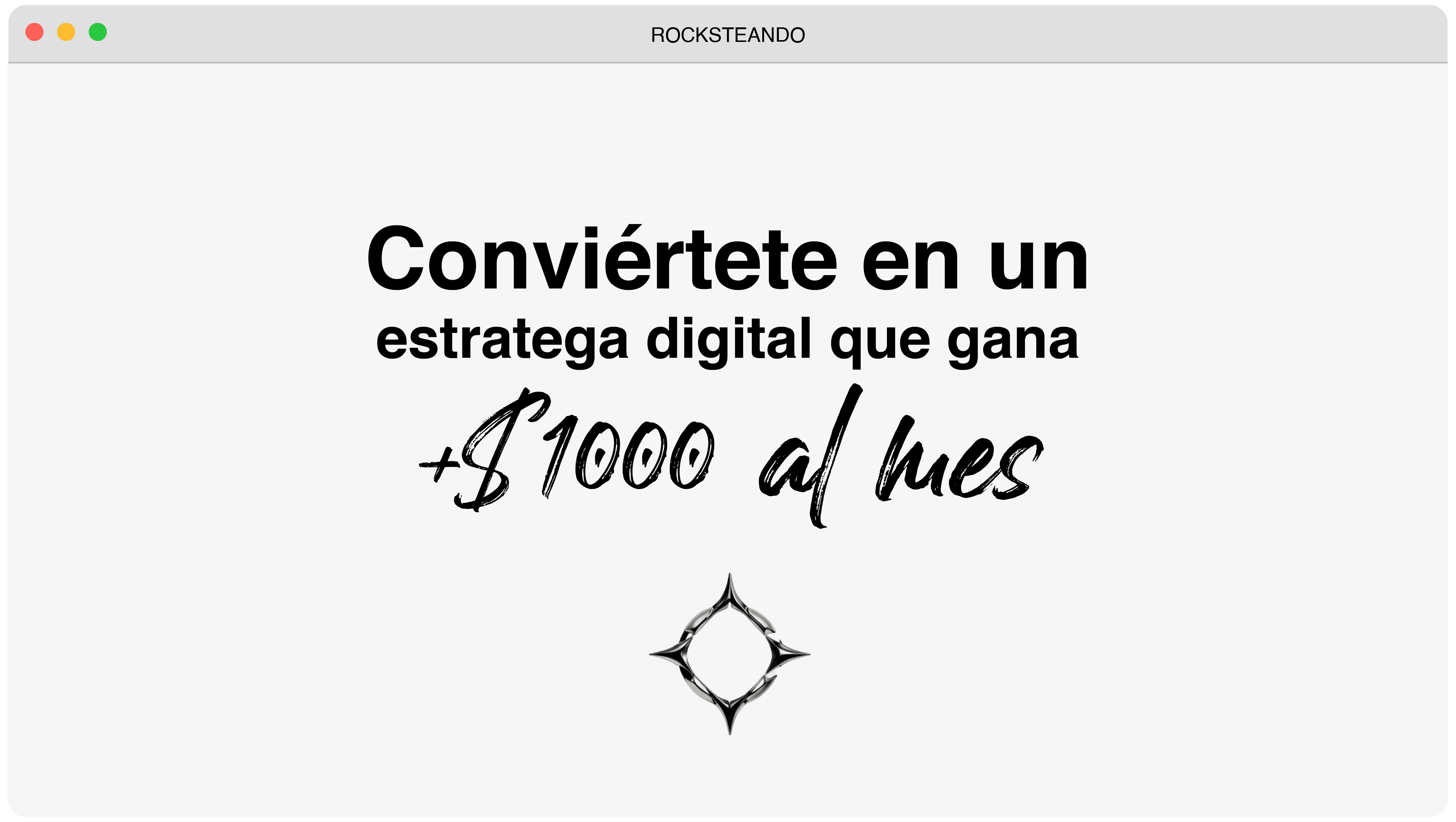 Conviértete en un estratega digital que gana más de mil dólares al mes.